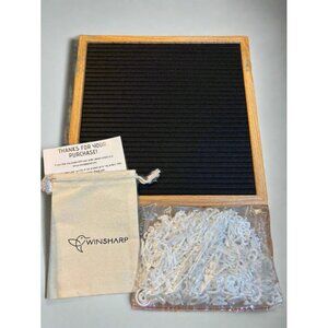 Winsharp Felt Letter Board with Letters – New in Box